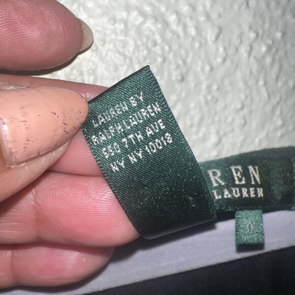 Lauren Ralph Lauren Plus Size Dolman Sleeve Metallic Knit tonic 3X, Black - Picture 3 of 8